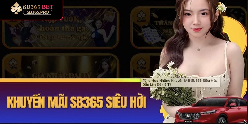 Nhận ưu đãi mỗi ngày, thưởng nạp SB365 cực kỳ hấp dẫn